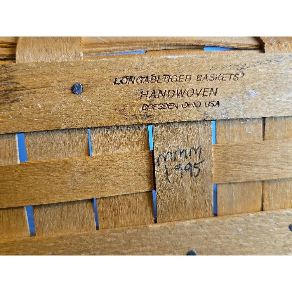 Vintage‎ 1995 Edition Longaberger Dresden Tour Basket 15695